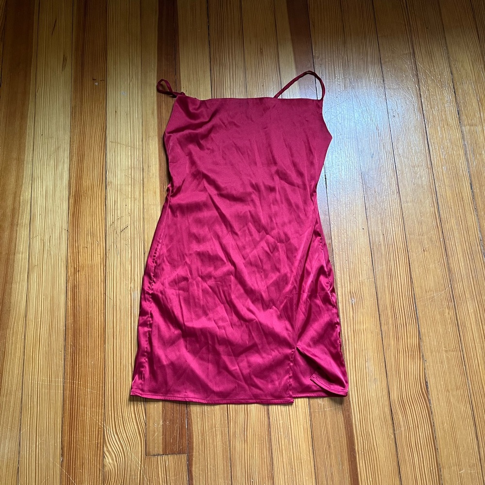 Red Slip Dress